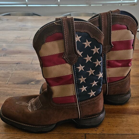 Durango cowgirl American flag boots - Picture 5 of 11
